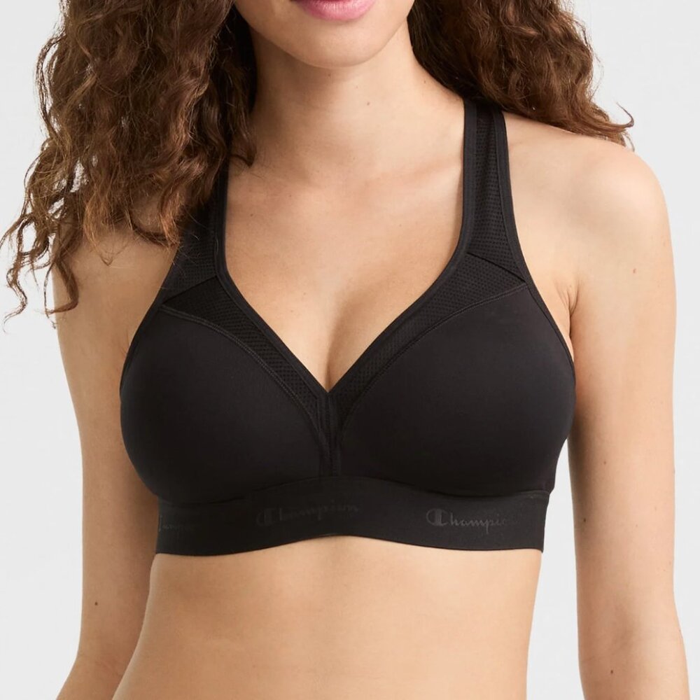 Champion The Curvy Sports Bra C Logo